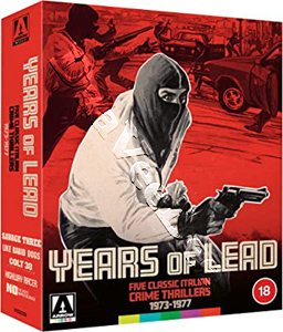 Years Of Lead: Five Italian Crime Thrillers 1973-1977 | Fango bollente / Like Rabid Dogs / Quelli della calibro 38 / Poliziotto sprint / No il caso  felicemente risolto  | Fango bollente / Like Rabid Dogs / Colt 38 Special Squad / Highway Blu-Ray
